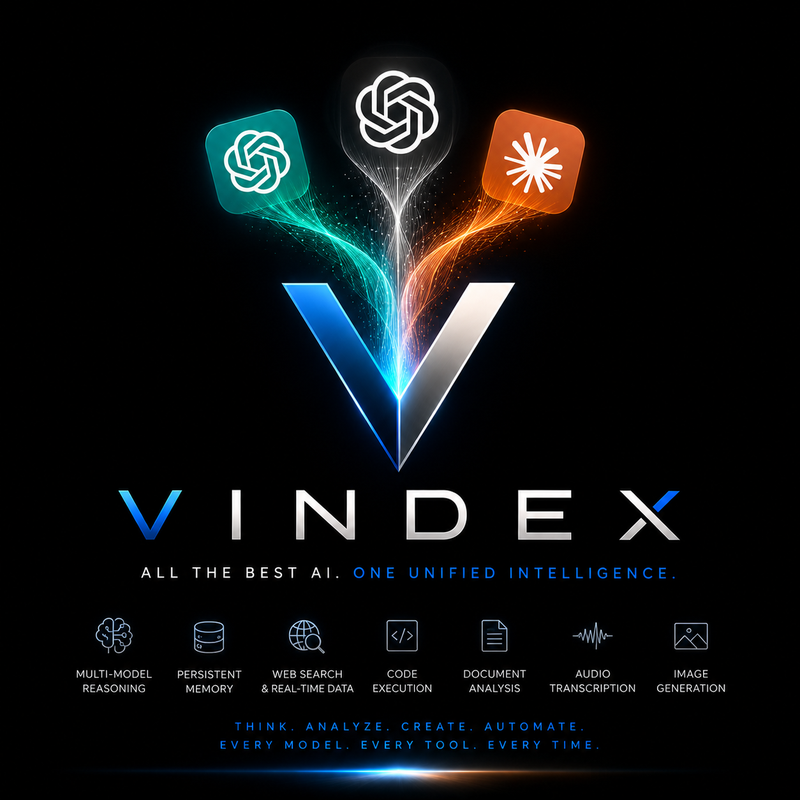 VINDEX — All the best AI. One unified intelligence.